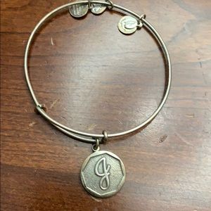 Alex and Ani "J" Initial Bracelet
